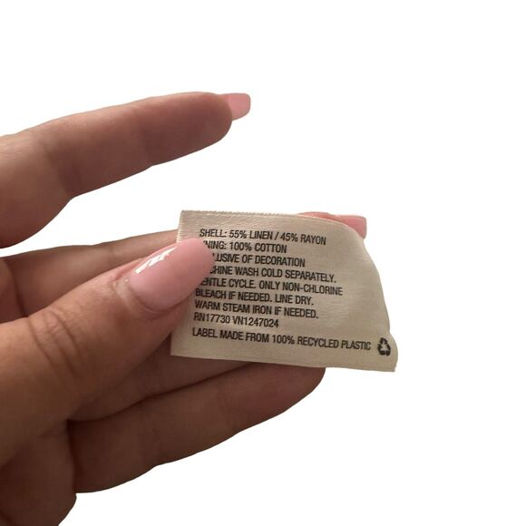 LISA MARIE‎ FERNANDEZ X TARGET Ric Rac Shirt Linen Midi Dress White Sz 0 - Picture 6 of 6